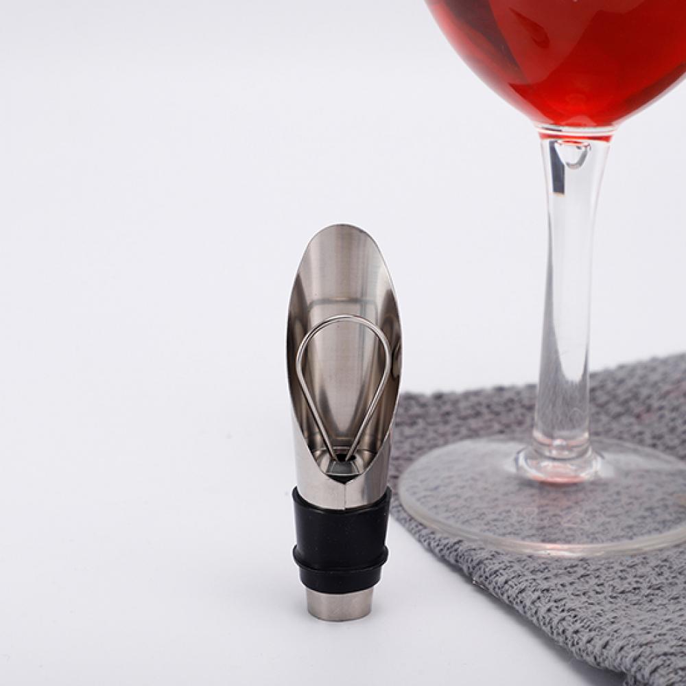 Wine Aerator Pour - Botol Stainless Steel klasik penuang cerat