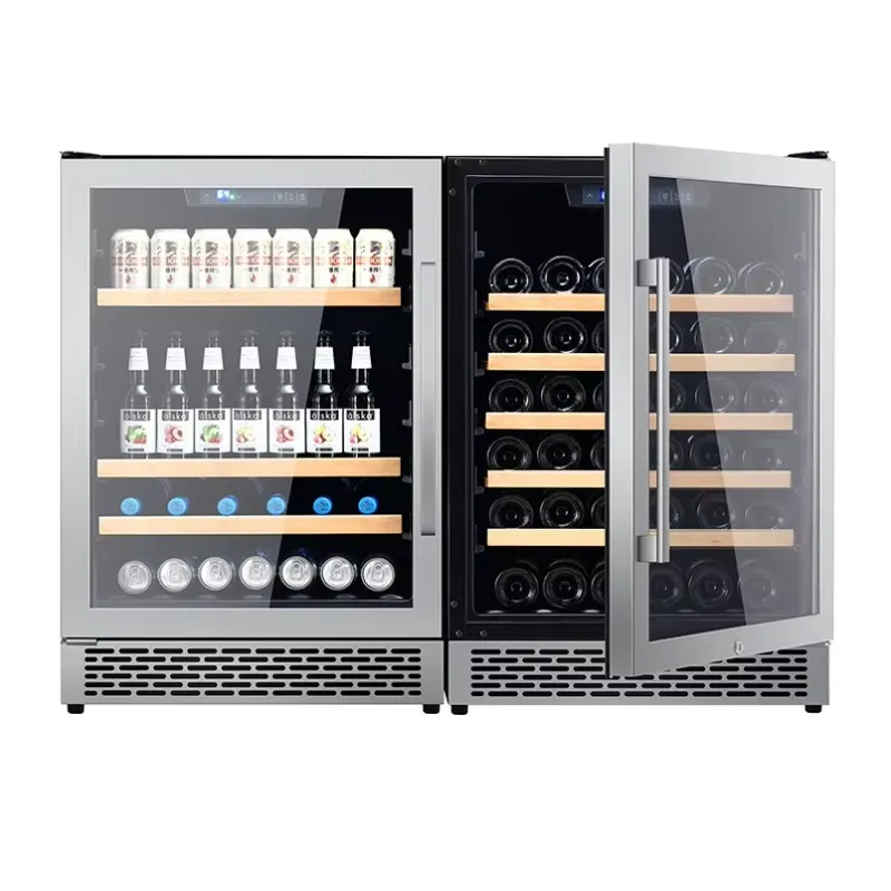 Lemari Pendingin Anggur 48 Bot - Wine Beer Dual Zone ulasan dan harga