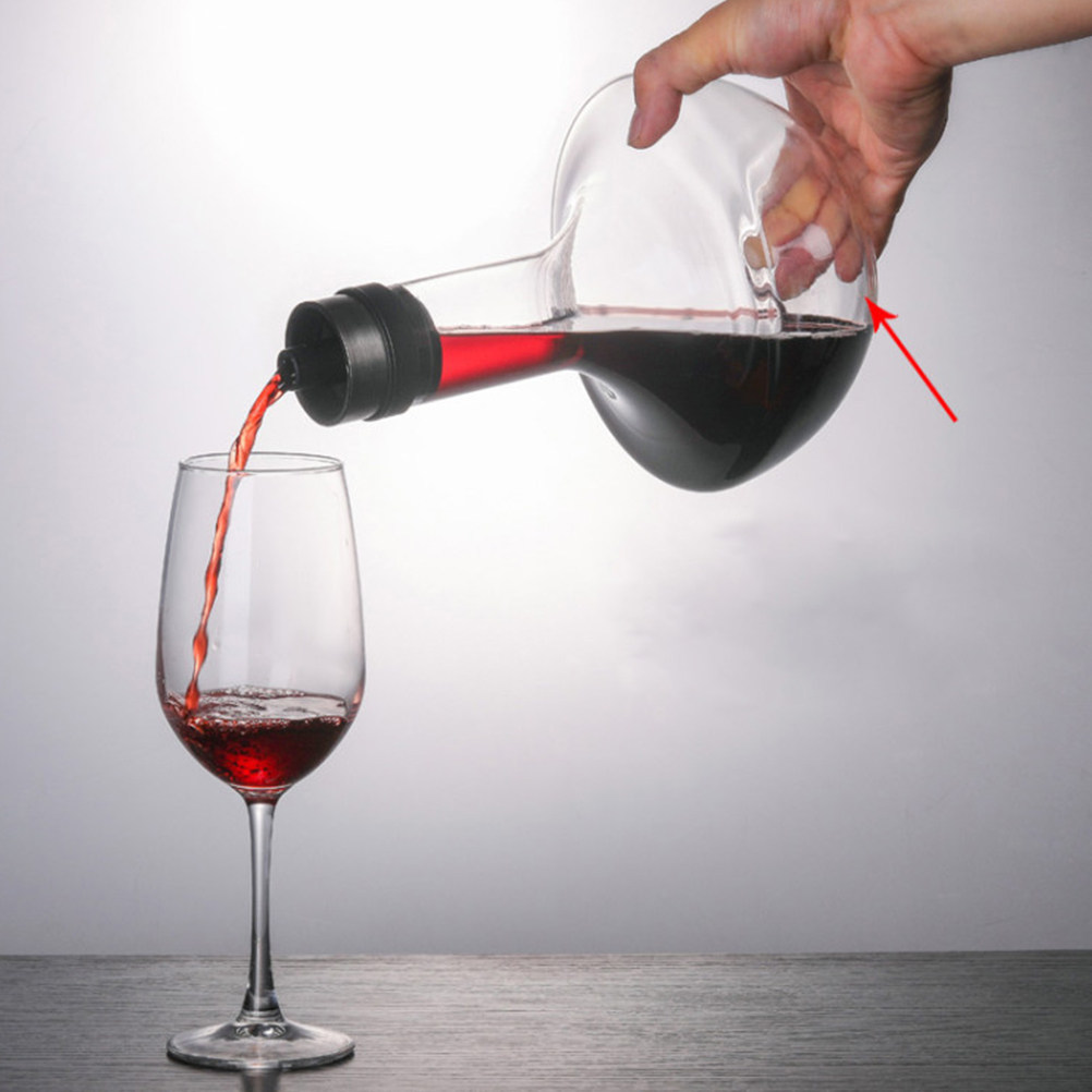 1 Buah Decanter Anggur Kaca 10 - Wine Aerator Pour ulasan dan harga