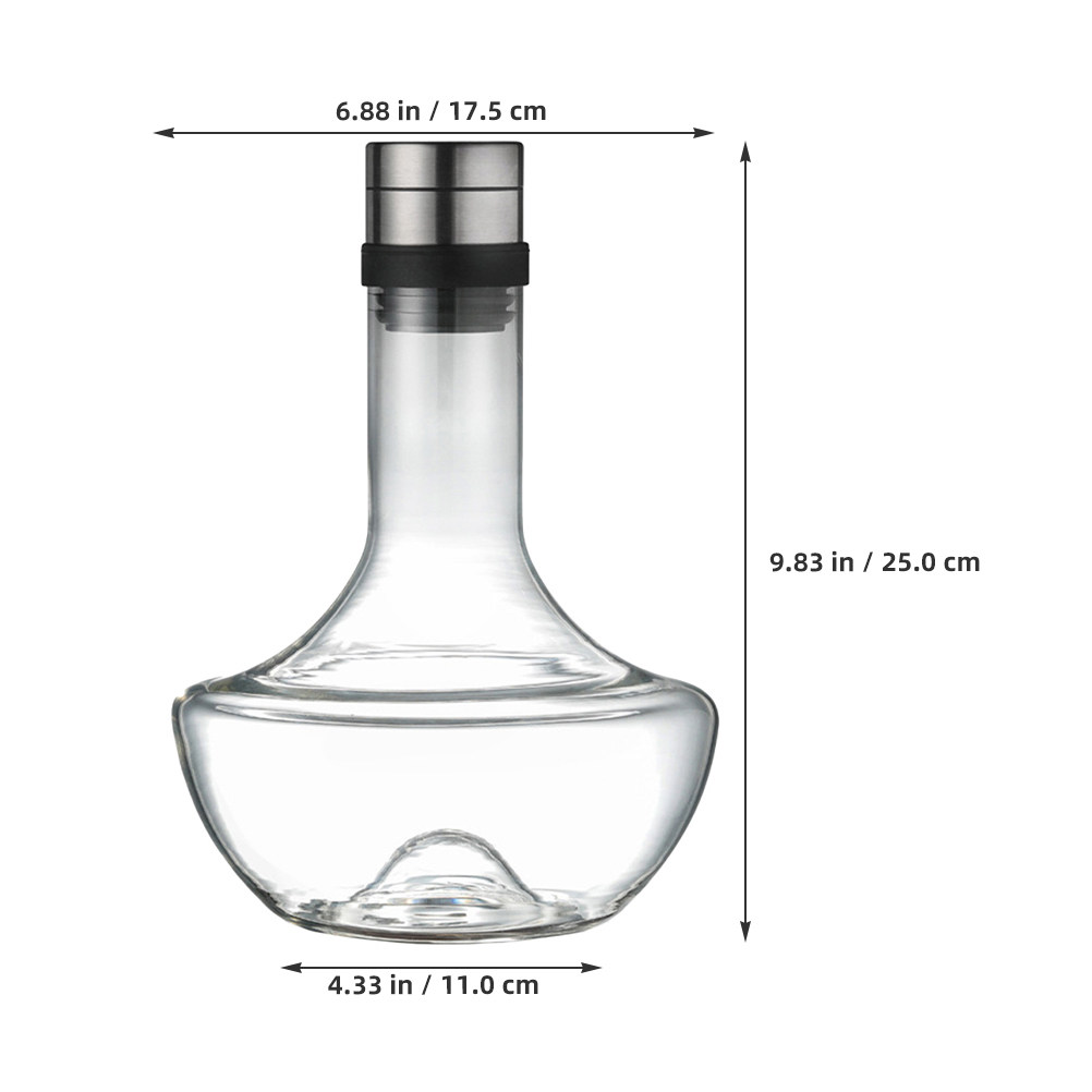 1 Buah Decanter Anggur Kaca 10 - Wine Aerator Pour ulasan dan harga