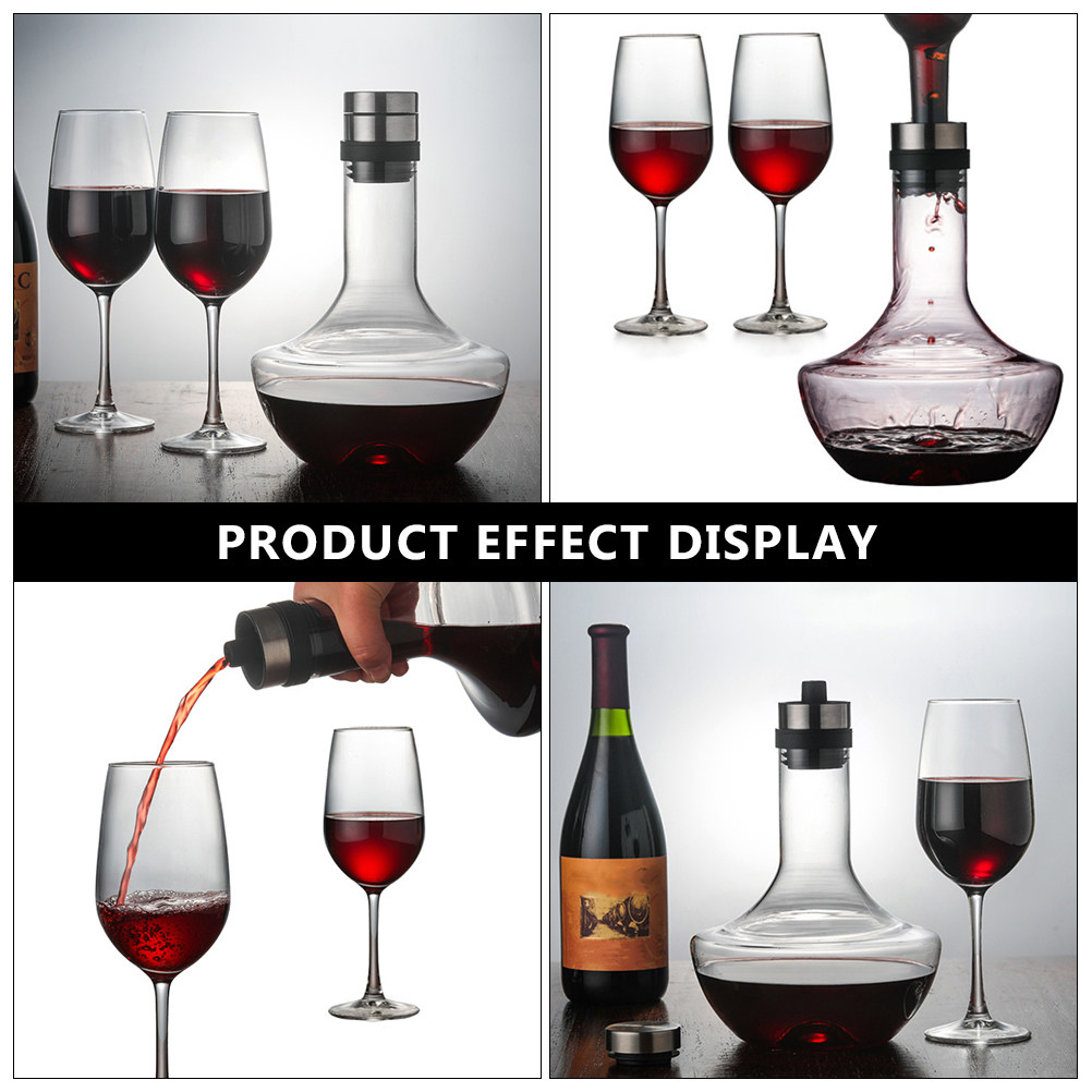 1 Buah Decanter Anggur Kaca 10 - Wine Aerator Pour ulasan dan harga