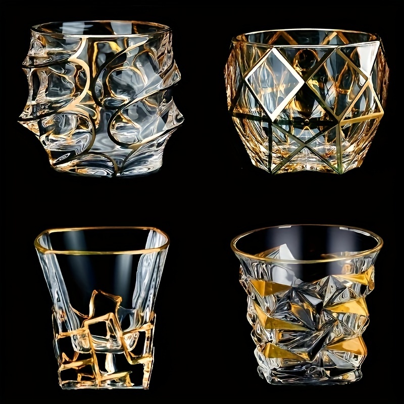 Gelas Whiskey Tumbler Garis Em - Whisky Beer And Wine ulasan dan harga