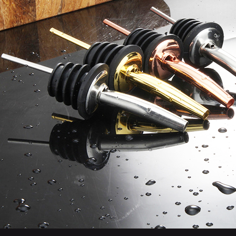 4Pcs hitam/mawar emas/perak pe - Wine Aerator Pour ulasan dan harga