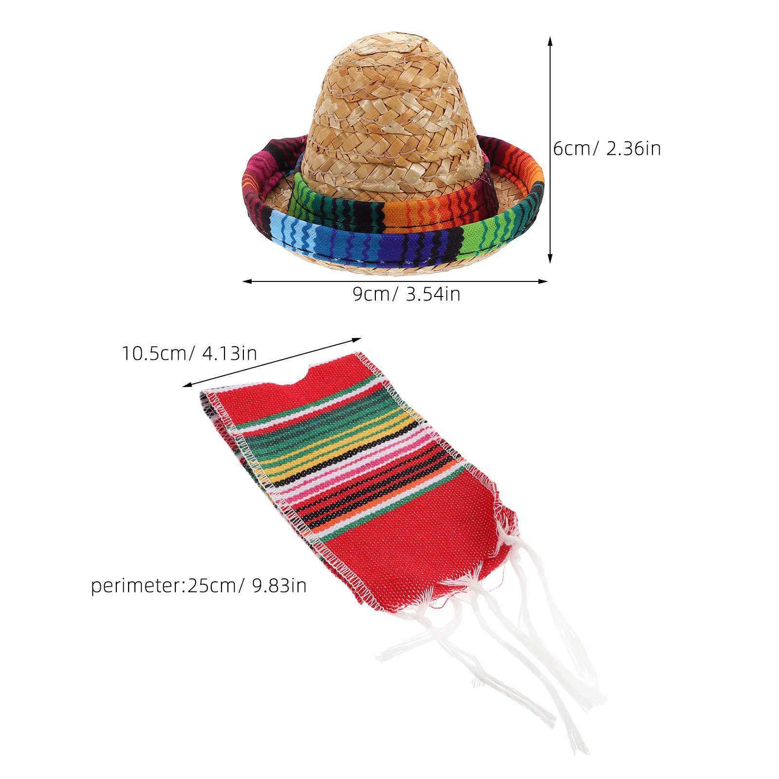 1 Set Dekorasi Botol Fiesta Me - Wine Beer Hat ulasan dan harga