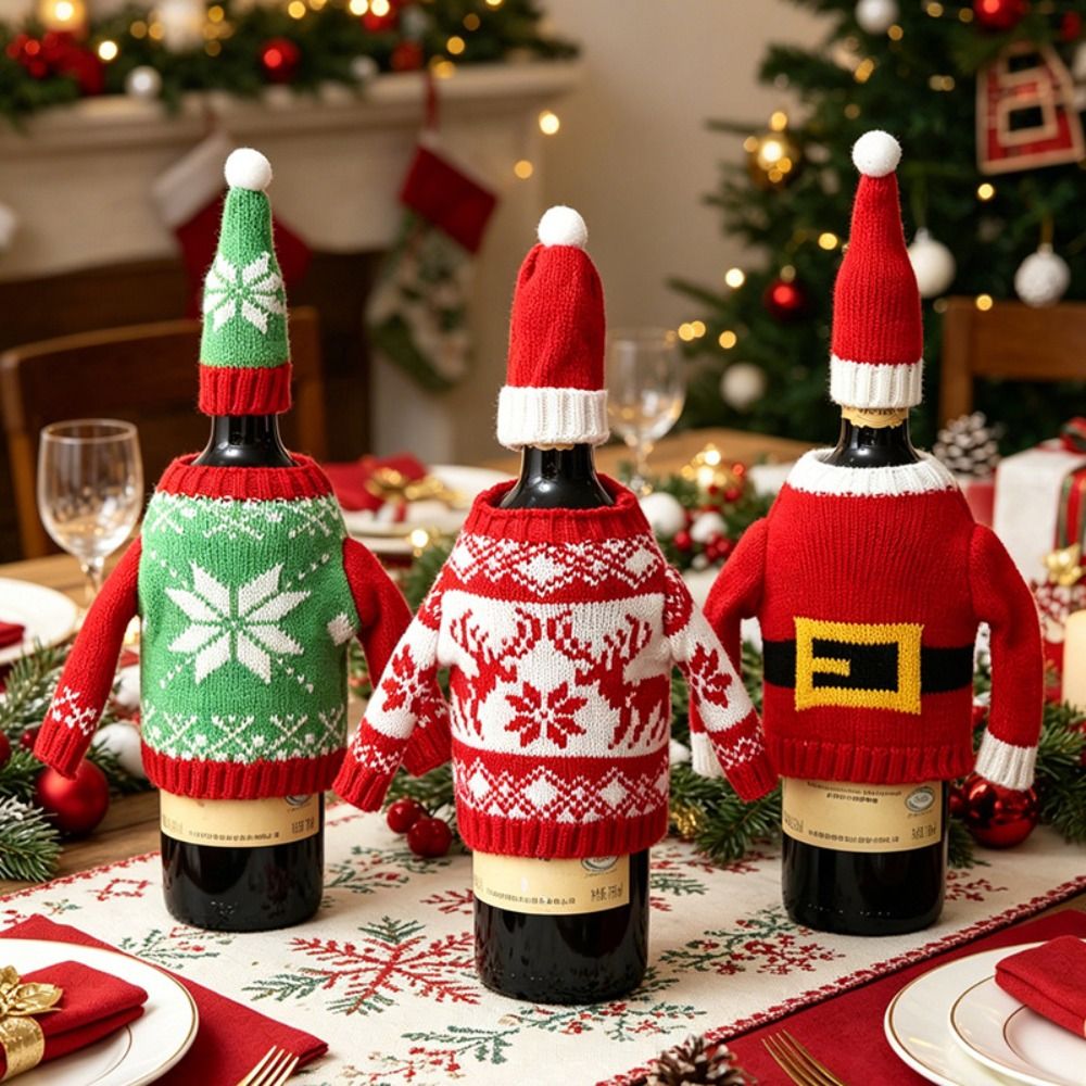 Sarung Botol Anggur Motif Rusa - Wine Beer Hat ulasan dan harga
