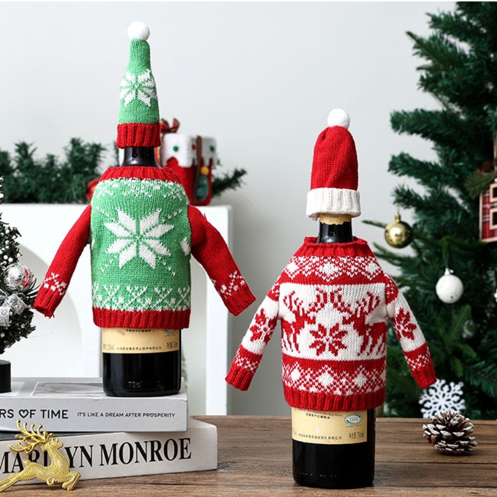 Sarung Botol Anggur Motif Rusa - Wine Beer Hat ulasan dan harga