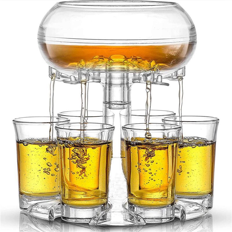 M11K-2 Set 6 Gelas Shot Dispen - Whisky Beer And Wine ulasan dan harga